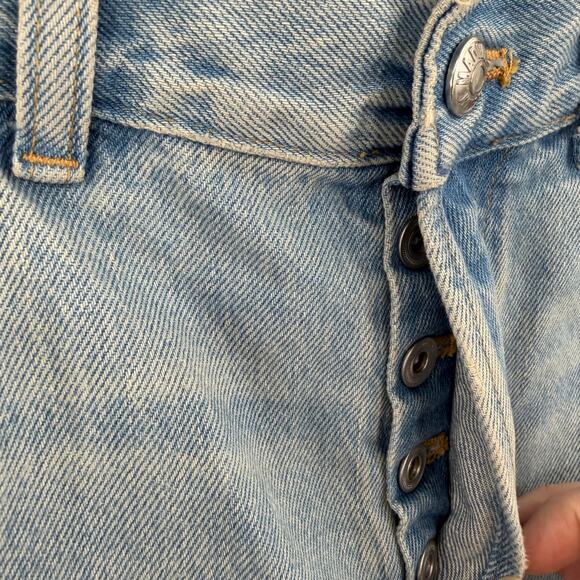 Madewell Pieced Barrel-Leg Jeans Size 26 - Picture 4 of 10